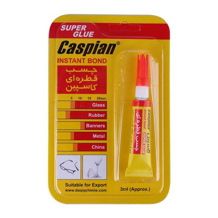 چسب قطره ای کاسپین مدل Super Glue حجم 3 گرم